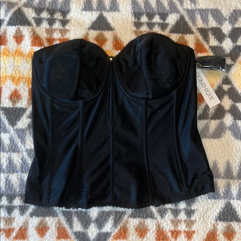 Dominique Black Bra Corset